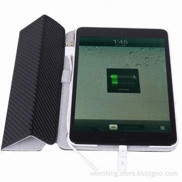 10,000mAh Power Bank with Leather Cover Case for iPad Mini